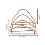 Metal Envelope Organizer with Three-Tier Design