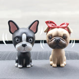 Luxury Car Bobblehead Dog Figure - Original Car Decor