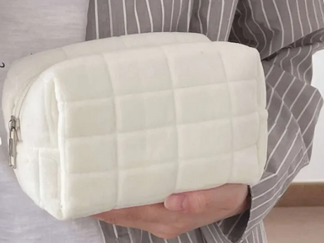 Korean Style Soft Cloud Makeup Bag