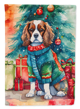 Cavalier Spaniel Christmas Garden Flag