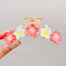 Large Transparent Tulip Flower Hair Clip