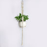 Handwoven Cotton Rope Hanging Planter Basket