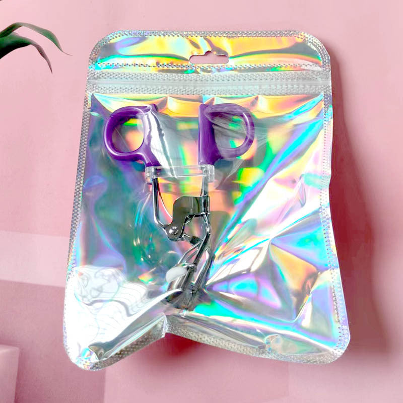 New Eyelash Curler with Wide Angle D-Handle Tweezers