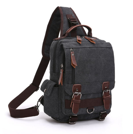 Casual Canvas Backpack for Outdoor Travel