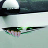 3D Halloween Car Wall Stickers & Decor (Realistic Eyes)