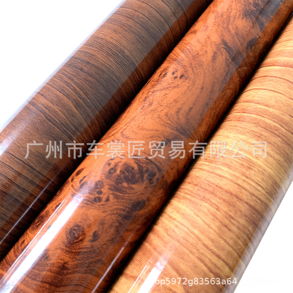 Waterproof Wood Grain Vinyl Wrap for Car Interior DIY