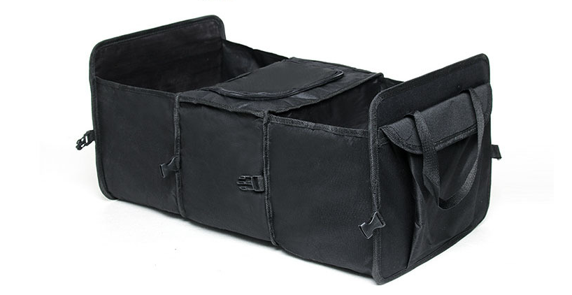 Car Folding Storage Box with Insulated Cooler Bag