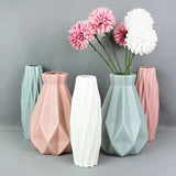 Modern Plastic Flower Vase for Home Decoration (1pc)