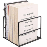 Creative Wrought Iron Book Stand and Bookend Storage