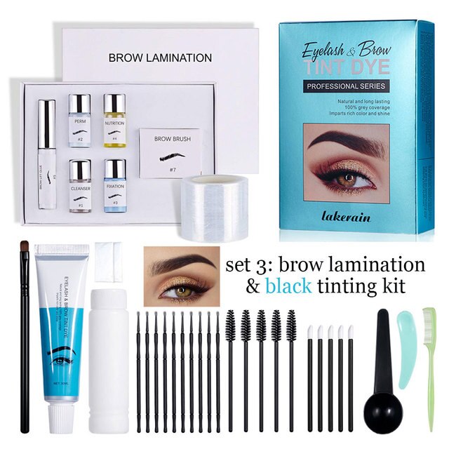 Kit de stratification et de teinture des sourcils