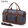 Vintage Waxed Canvas Travel Bag for Camping and Storage