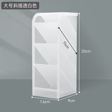 Transparent Slant Pencil Holder - Multi-Functional Organizer