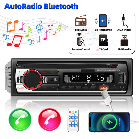 Car MP3 Bluetooth Player with FM Radio 12V 520