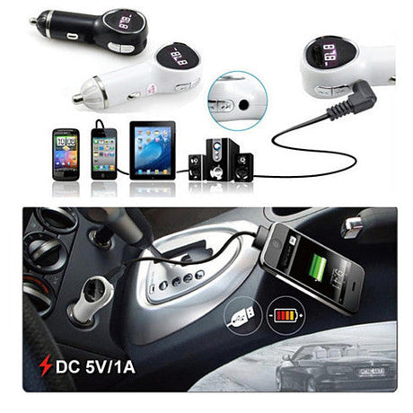 Music Broadcaster & Charger in any car for your Smartphone