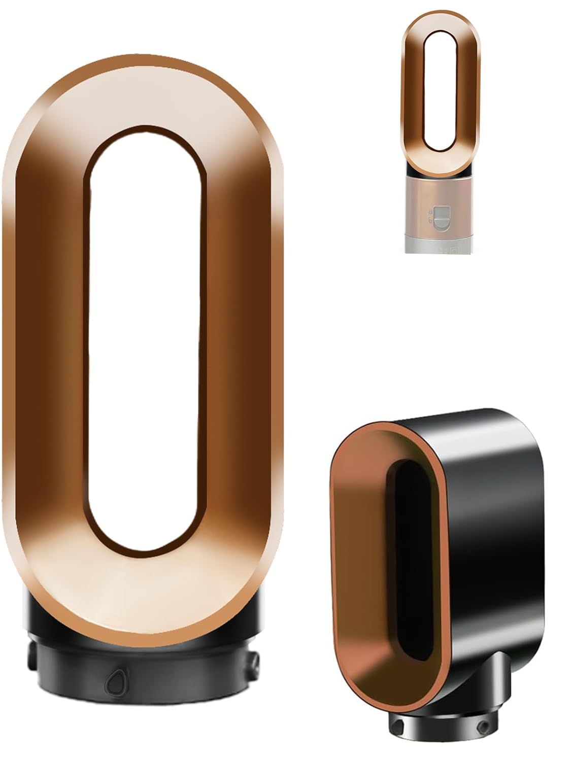 Pre-Styling Dryer Attachment for Dyson Airwrap Nozzle Replacement Curling Barrels Hair Styler Accessories Part No. 969759-01 Nickel/Copper
