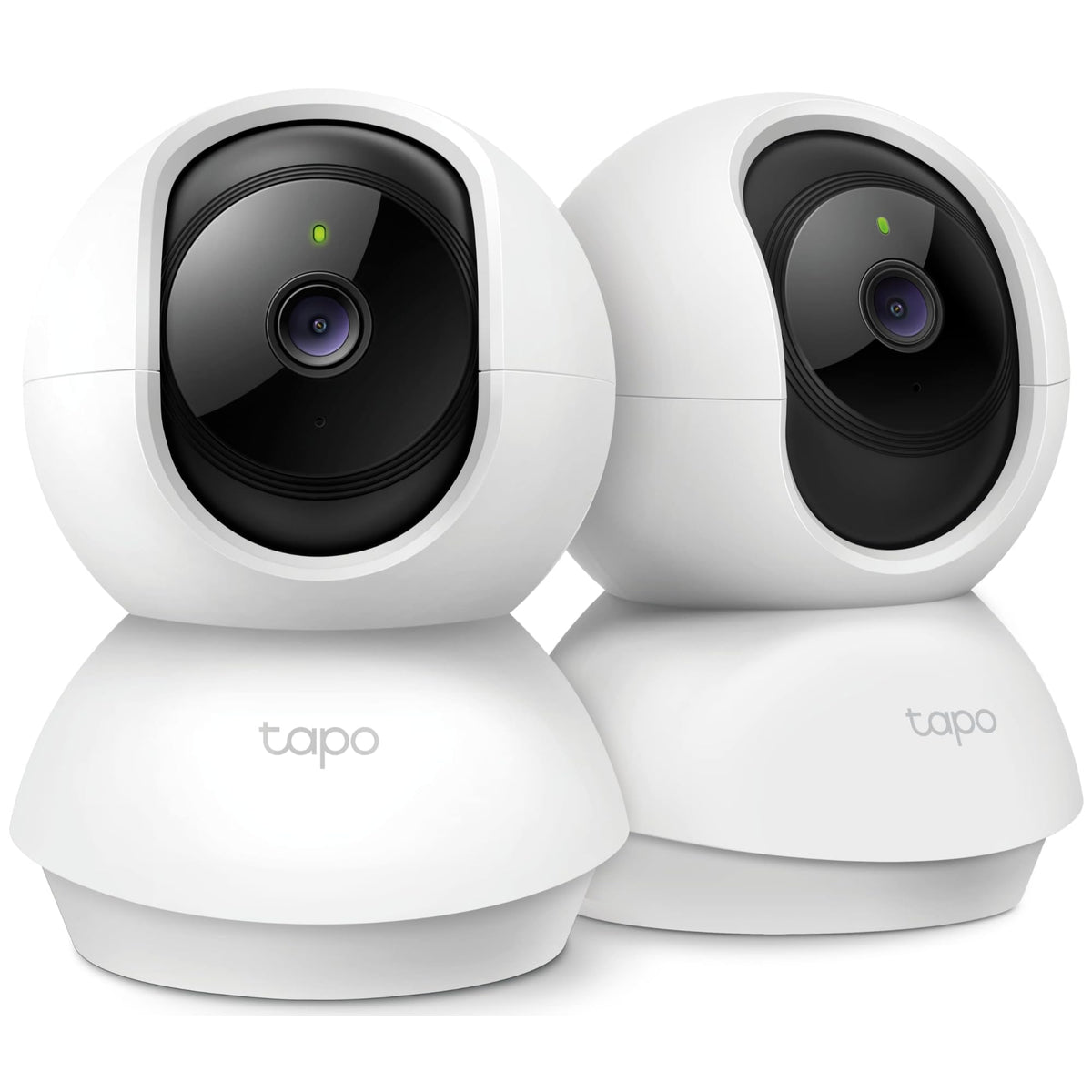 TP-Link Tapo 2K Pan/Tilt Security Camera for Baby Monitor Dog Camera w/Motion Detection 2-Way Audio Siren Night Vision Cloud & SD Card Storage Works with Alexa & Google Home 2-Pack (C210P2)