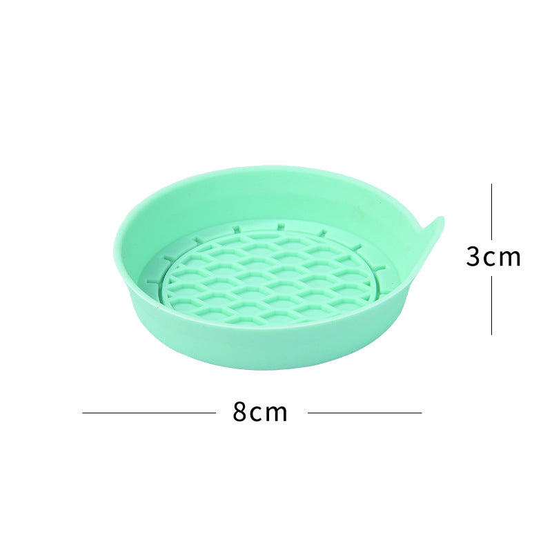 Creative Silicone Car Coaster with Rhinestones