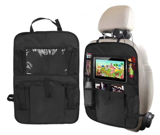 Car Backseat Organizer with iPad Holder