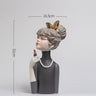 Cute Resin Bubble Girl Statue for Home Decor