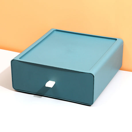 Desktop Drawer Organizer - Stackable Plastic Storage Box