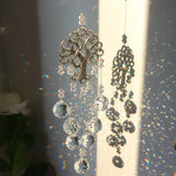 Tree of Life Suncatcher Crystal Pendant for Home Decor