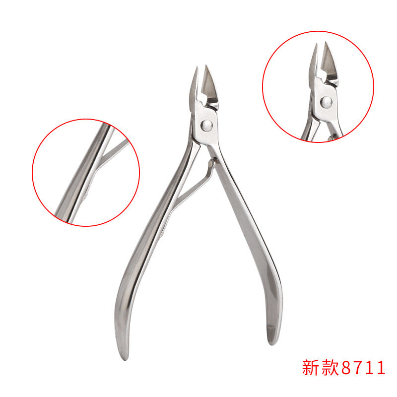 Stainless Steel Cuticle Scissors for Nail Care 8711