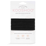 KOOSHOO Plastic-Free Mondo Organic Cotton Hair Accessories - No-Damage Hair Ties for Women Girls Toddlers & Babies. 8ct