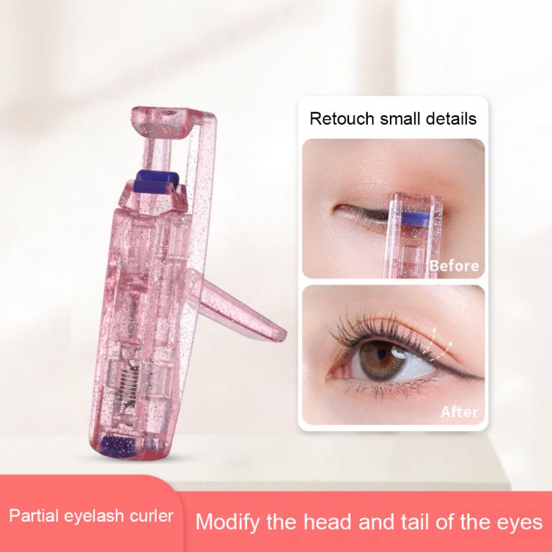Portable Glitter Powder Wide Angle Eyelash Curler