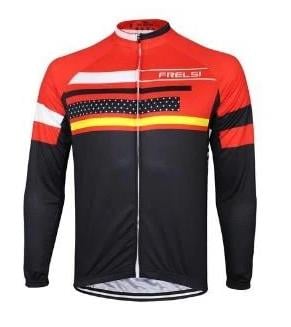 Customizable Men's Long Sleeve Cycling Jersey