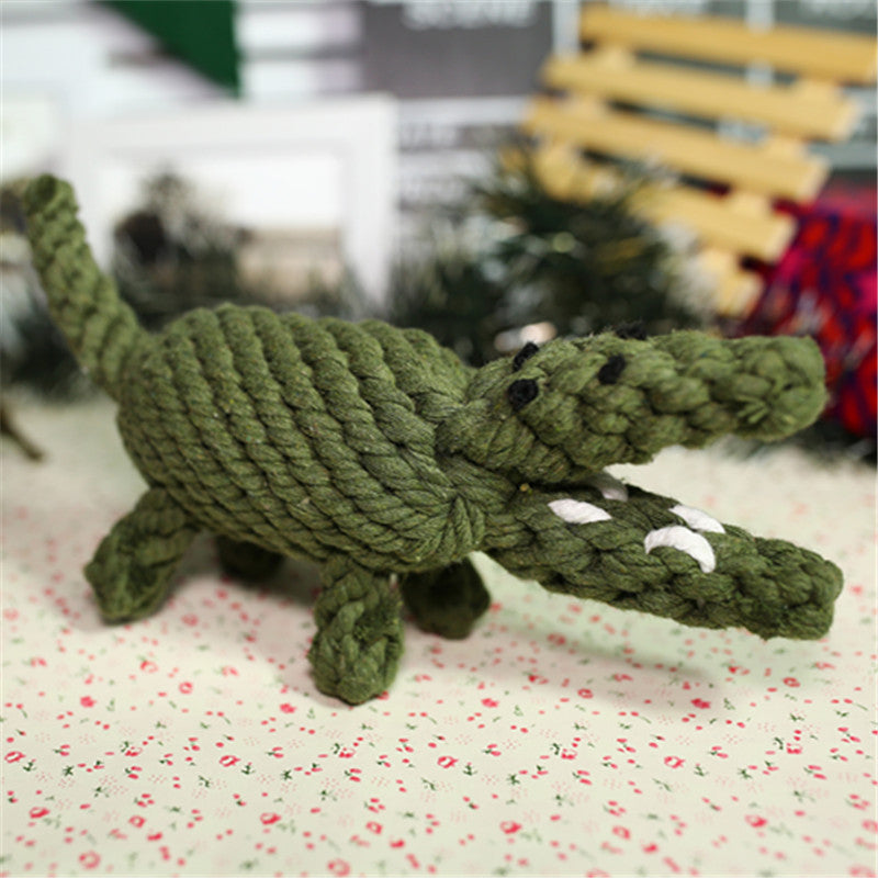 Pet Toy: Chew Rope Animal Shape for Dogs