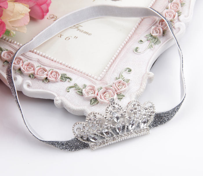 Crystal Crown Baby Headband for Kids' Hair