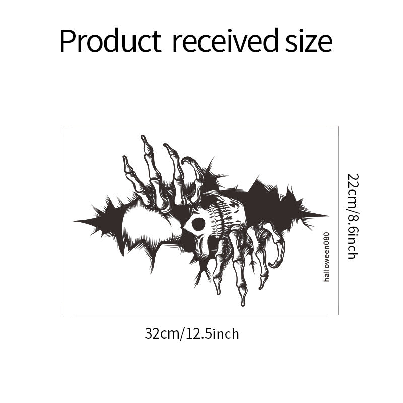Day of the Dead Skeleton Wall Sticker for Home Decor