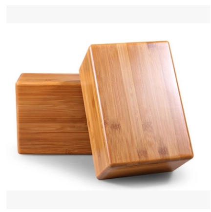 Bamboo Yoga Block - Fitness Support Equipment