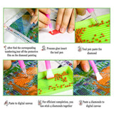 2pc DIY Diamond Painting Kits for Home Wall Art Decor