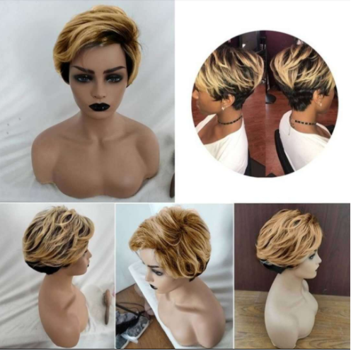 European Beauty Fashion Short Straight Hair Bundle