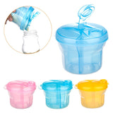 Portable Baby Formula Storage Container with 3 Compartments