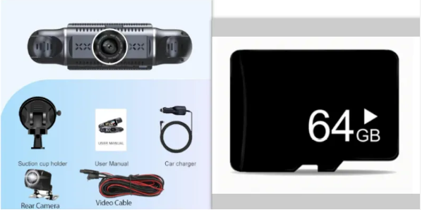 4-Channel HD Wi-Fi  Car Dash Cam