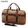 Vintage Waxed Canvas Travel Bag for Camping and Storage