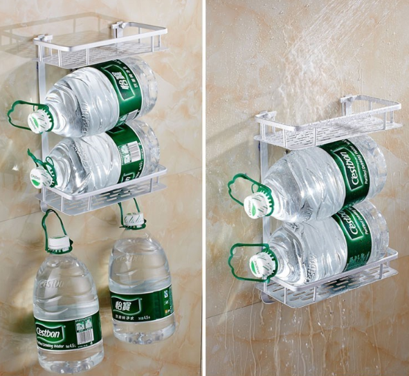 Bathroom Storage Rack, Space Saver Triangle Shelf