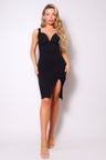 Sleeveless Mermaid Front With Slit Dress - Atlantic Shopping Mall