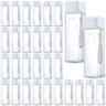Mifoci 30 Pcs Water Bottle Bulk 17 oz Plastic Sports Water Bottles for Kids Adults Reusable Leak Proof Portable Drink Bottles Large for School Classroom Travel Camping Fitness Office(White)