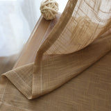Modern Minimalist Cotton Linen Curtains for Home Decor
