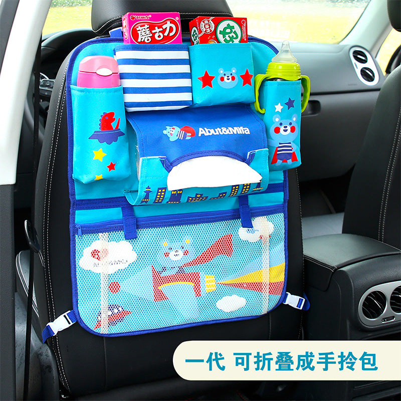 Creative Cartoon Car Seat Back Storage Organizer Bag