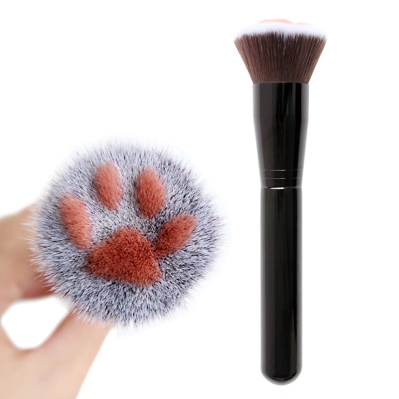 Multi-Functional Makeup Brush with Cat Paw Design