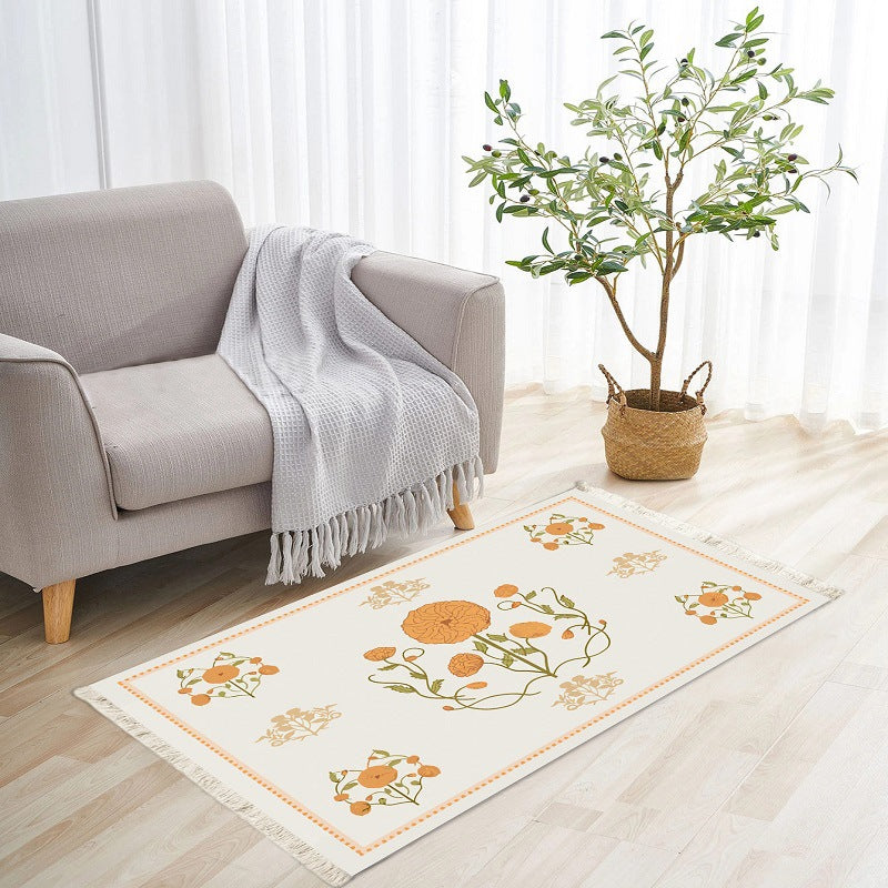 Elegant Floral Kitchen Mat - Adds Color to Your Home