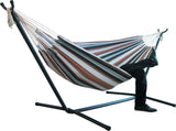 Thickened Wide Canvas Indoor Camping Hammock for 1-2 People