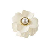 Pearl Flower Hair Clip
