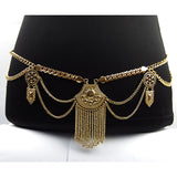 Exaggerated Alloy Body Chain for Beach Bikini