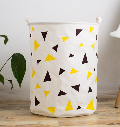 Fabric Storage Basket, Woven Bin, Home Decor