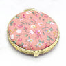 Retro Cloth Double-Fold Mini Makeup Mirror